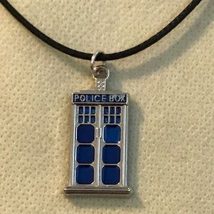 Doctor Who Inspired TARDIS Necklace Handmade